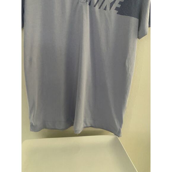 Nike Golf Sport Dri-Fit Polo Shirt Light Purple Sleeve Mens Large - Picture 6 of 12